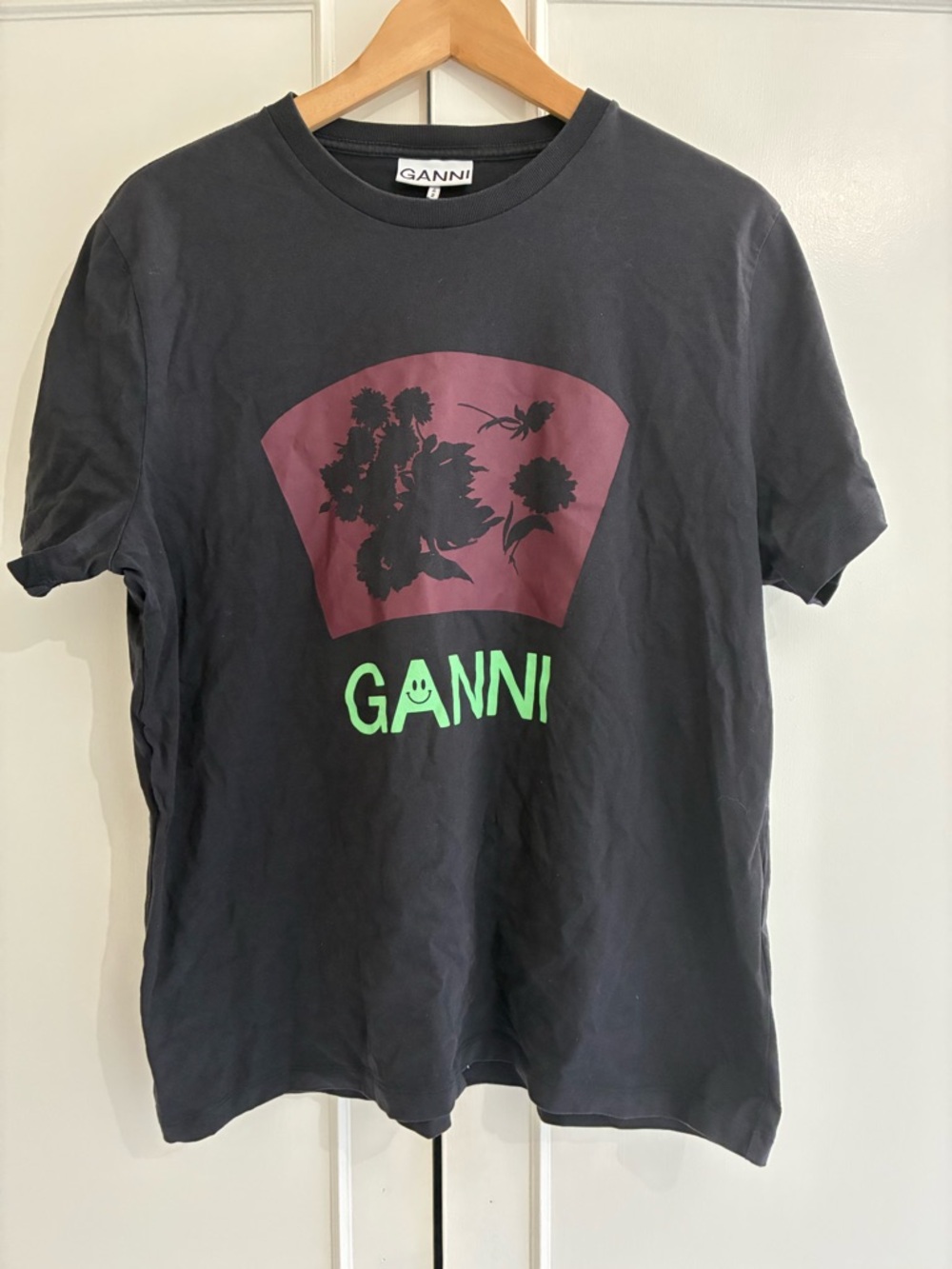 GANNI 100% cotton T-shirt